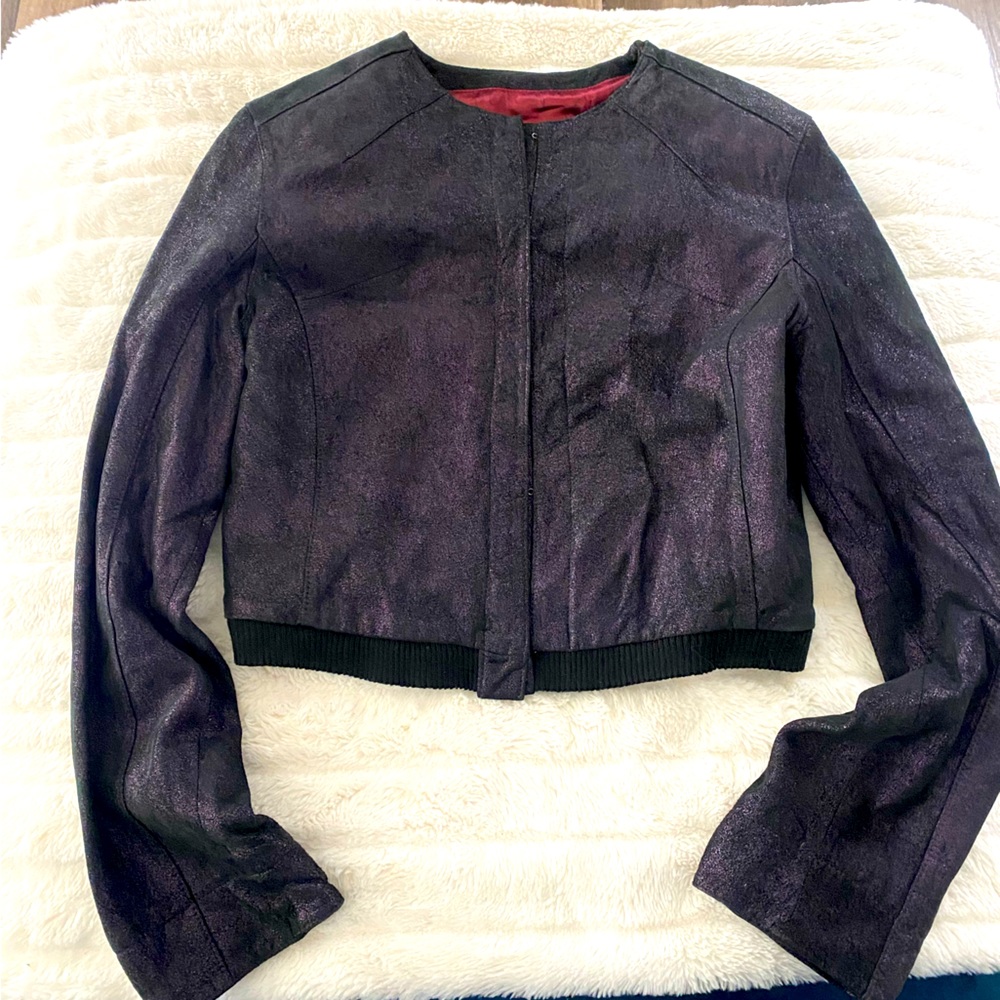 DONATING SOON [Wilsons Leather] Venus Williams Leather Bomber Jacket